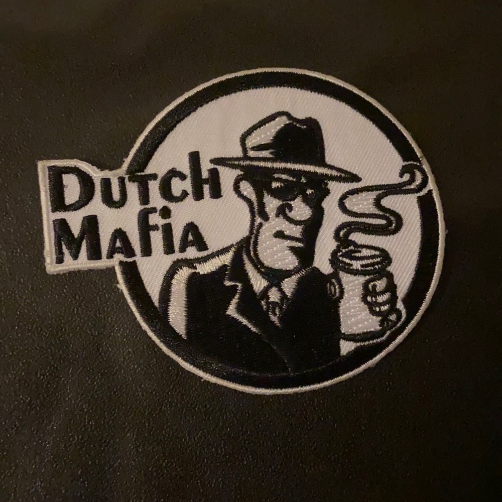 Dutch bros patch-iron on